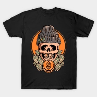 rich skull tattoo T-Shirt